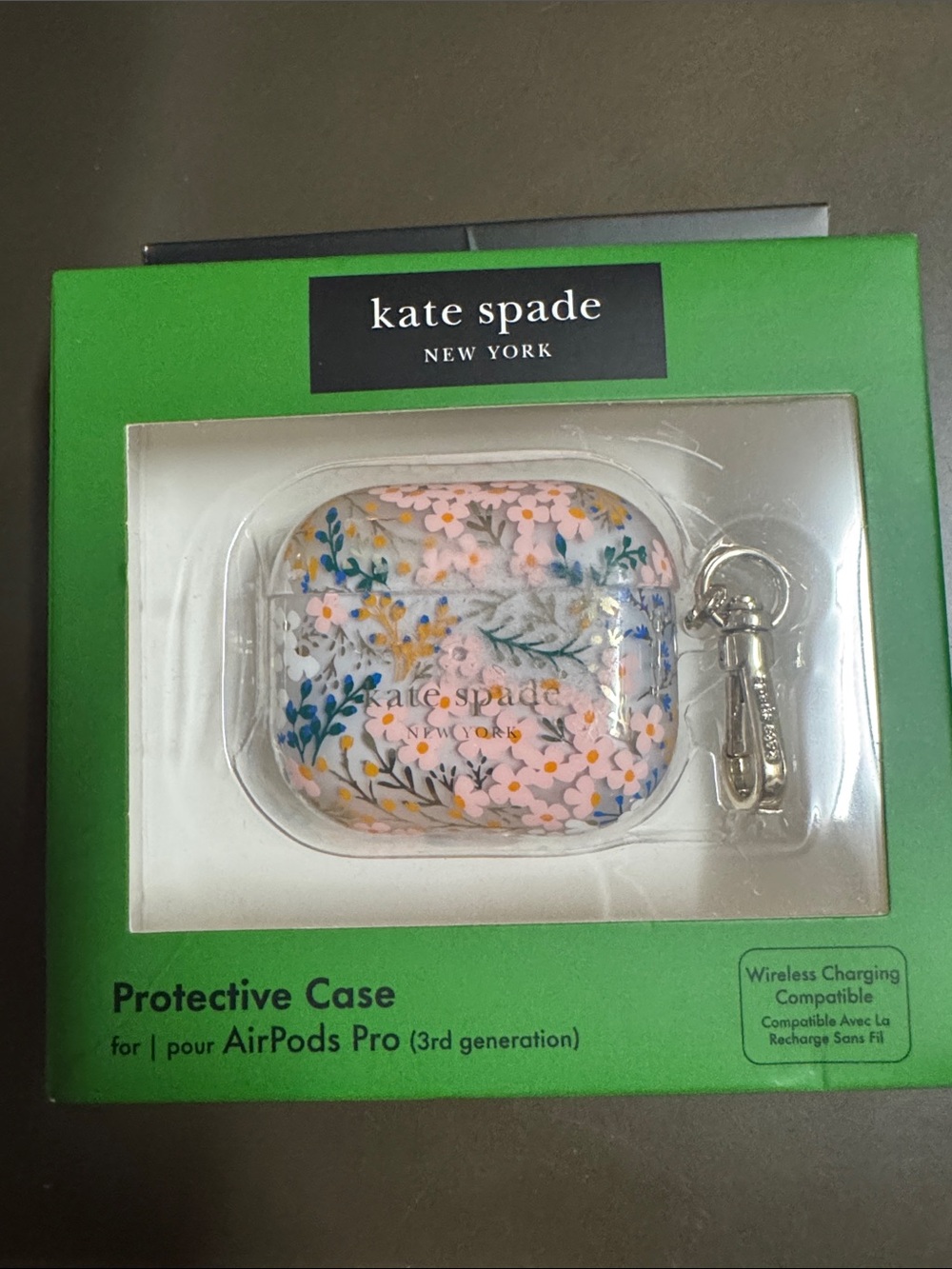 New kate spade AirPods Pro Floral Hard Case in Pink, Blue & Yellow
